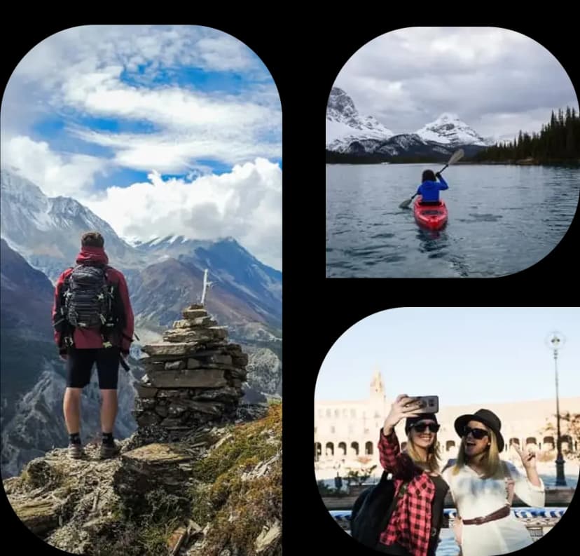 Travel collage